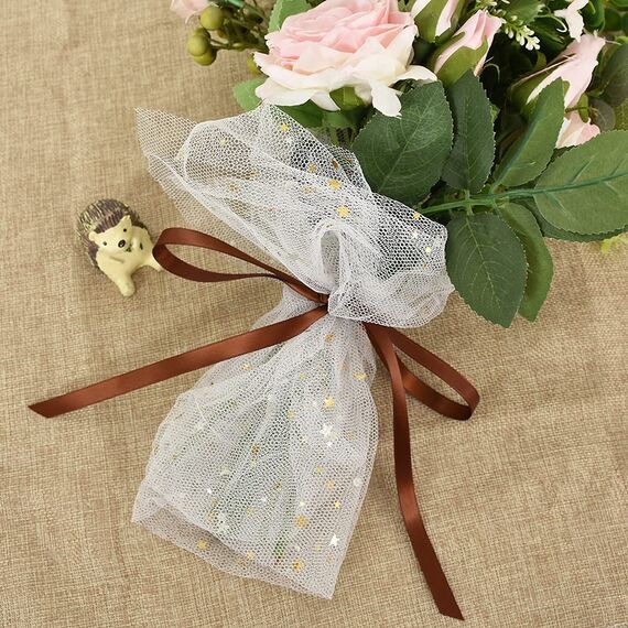 TONIFUL 3/8 Inch x 100yds Coffee Brown Color Satin Ribbon Thin Solid Fabric Ribbons Roll for Gift Wrapping Invitation Floral Hair Balloons Craft Sewing Party Wedding Popsicles Decoration