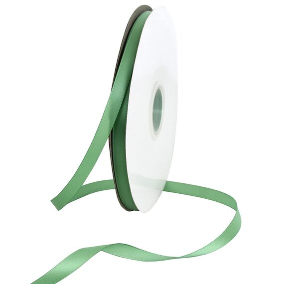 TONIFUL Satinband Senfgrün 10mm, 91 Meters Dekoration Geschenkband Fein Schleifenband, Stoffband für Hochzeit, Taufe und Geburtstag Geschenke Der Valentinstag Verpackung von Geschenken