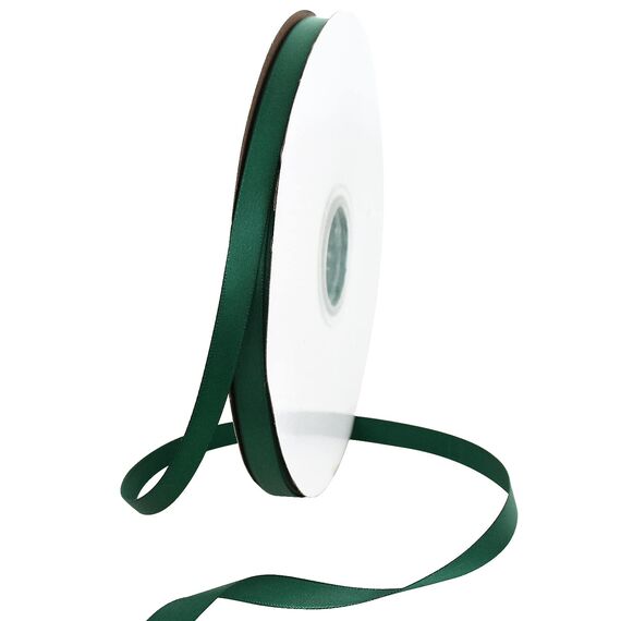 TONIFUL Satinband Weihnachtsgrün 10mm, 91 Meters Dekoration Geschenkband Fein Schleifenband, Stoffband für Hochzeit, Taufe und Geburtstag Geschenke Der Valentinstag Verpackung von Geschenken