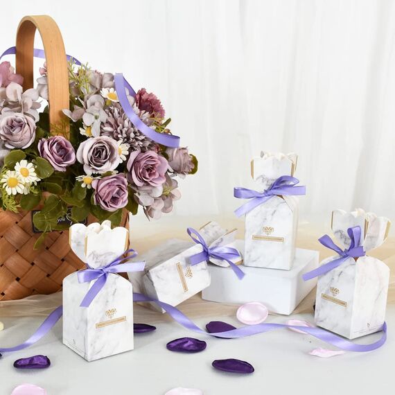 TONIFUL Satinband lila Farbe 10mm, 91 Meters Dekoration Geschenkband Fein Schleifenband, Stoffband für Hochzeit, Taufe und Geburtstag Geschenke Der Valentinstag Verpackung von Geschenken