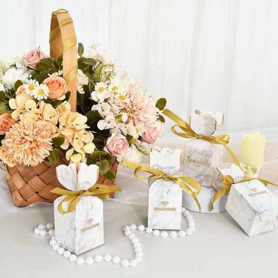 TONIFUL Satinband Dunkelgold 10mm, 91 Meters Dekoration Geschenkband Fein Schleifenband, Stoffband für Hochzeit, Taufe und Geburtstag Geschenke Der Valentinstag Verpackung von Geschenken