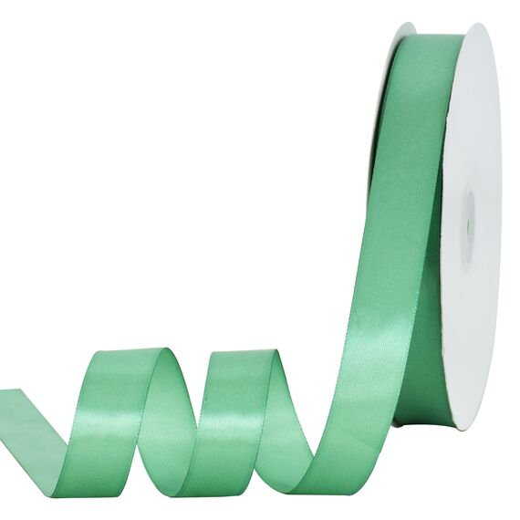 Toniful Satinband, dünne, einfarbige Stoffbänder für Geschenkverpackungen, Bastelarbeiten, Schleifen, Einladungen, Blumensträuße, Weihnachts-, Hochzeitsfeier-, Valentinstagsdekoration, 2,2 cm x 91 m