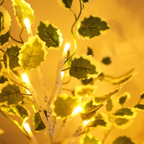 ACAREY Weihnachtsdeko Lichterbaum Mit Timer, LED Künstlicher Weihnachtsbaum Mit Beleuchtung, Grün Weihnachtsbaum Klein Künstlich Für Weihnachtsdeko Innen, USB & Batteriebetrieben