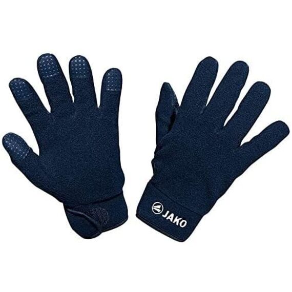JAKO Unisex Feldspielerhandschuhe Fleece, Marine, 10
