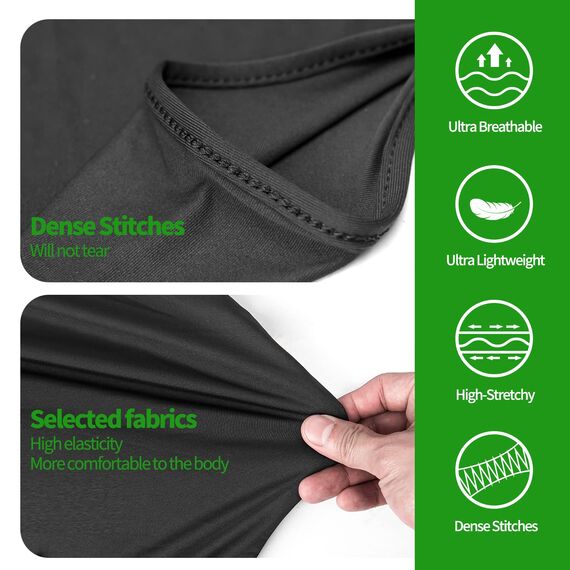 LONGKING Sturmhauben,Skimaske,Balaclava für Damen und Herren–UV-Schutz,Winddicht Warm,Motorradfahren,Snowboarden für Radfahren Outdoor Sports,Weiß