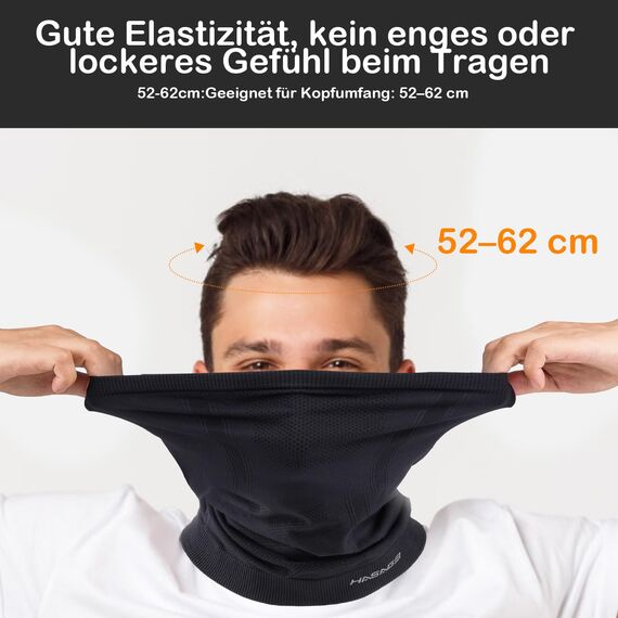 GXCROR Halbe Sturmhaube Atmungsaktive Sturmmaske Motorrad Sturmhaube Fahrrad Gesichtsmaske Ski Maske Laufmaske Balaclava Schlauchtuch Herren & Damen für Sport & Outdoor
