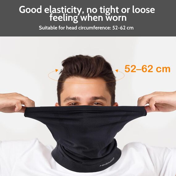 GXCROR Halbe Sturmhaube Atmungsaktive Sturmmaske Motorrad Sturmhaube Fahrrad Gesichtsmaske Ski Maske Laufmaske Balaclava Schlauchtuch Herren & Damen für Sport & Outdoor