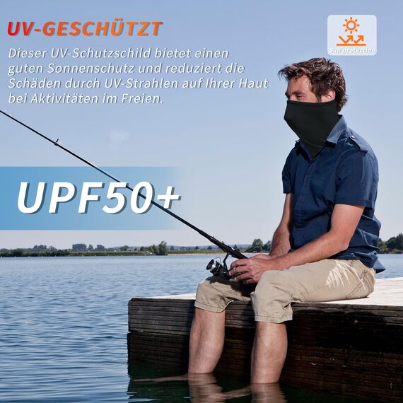 GXCROR Sturmhaube Atmungsaktiv Skimaske UV-Schutz Balaclava für Damen und Herren Winddicht Warm Gesichtsmaske für Outdoor Sports Motorradfahren,Snowboarden,Radfahren
