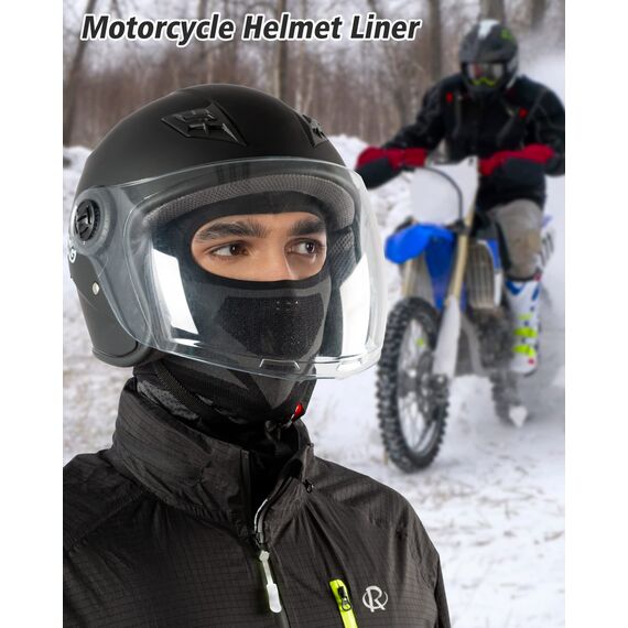 ROTTO Sturmhaube Motorradhelme Liner Sturmmaske Fahrrad Winter Skimaske Vollgesichtsmaske für Motorradfahren Skifahren Snowboarden Herren Damen