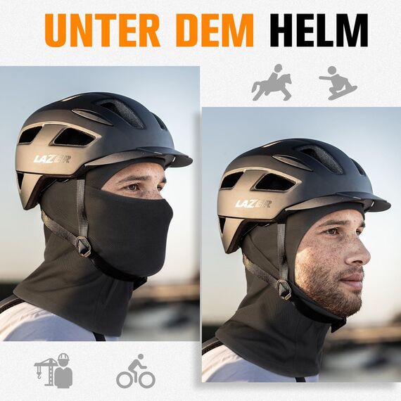 YANIKY Sturmhaube Atmungsaktiv Sturmmaske UV-Schutz Balaclava Herren Damen Gesichtshaube für Motorrad, Fahrrad, Radfahren, Outdoor Sports