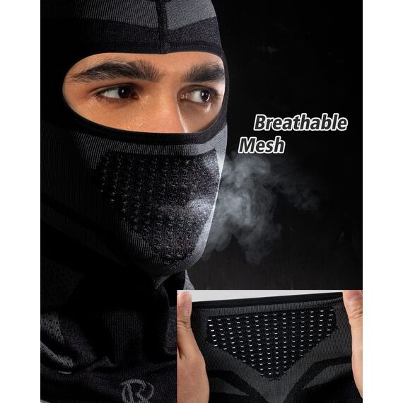 ROTTO Sturmhaube Motorradhelme Liner Sturmmaske Fahrrad Winter Skimaske Vollgesichtsmaske für Motorradfahren Skifahren Snowboarden Herren Damen
