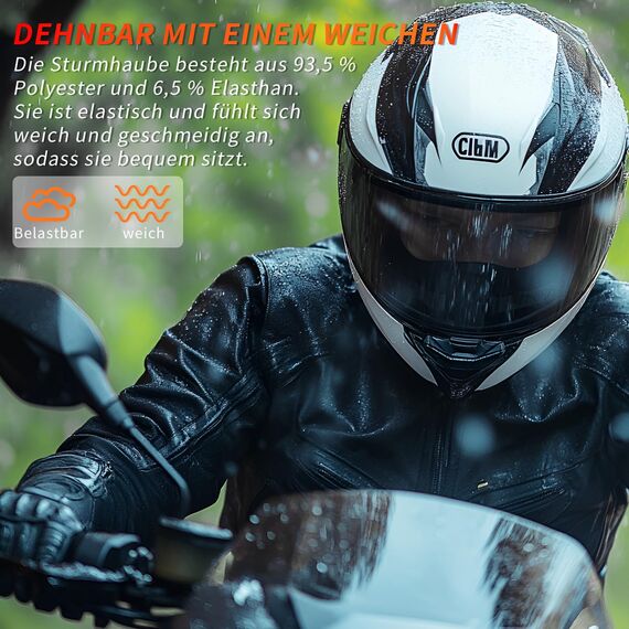 GXCROR Sturmhaube Atmungsaktiv Skimaske UV-Schutz Balaclava für Damen und Herren Winddicht Warm Gesichtsmaske für Outdoor Sports Motorradfahren,Snowboarden,Radfahren