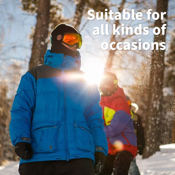 LONGKING 6er-Pack Sturmhauben,Skimaske für Damen und Herren–UV-Schutz,Winddicht Warm,Motorradfahren,Snowboarden für Radfahren Outdoor Sports