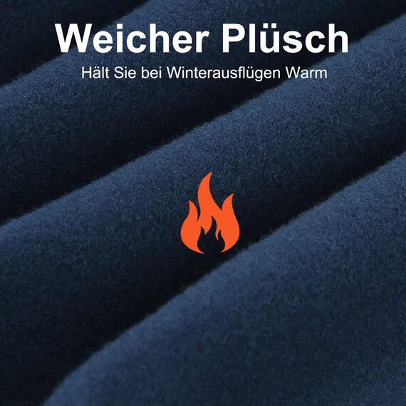 toptrek Sturmhaube Winter, Winddicht Warm Sturmmaske, Balaclava für Outdoorsports Radfahren Snowboarden Skifahren Motorradfahren, Atmungsaktive Skimaske für Herren& Damen, Marineblau