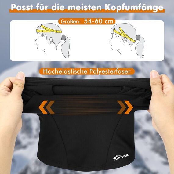 toptrek Sturmhaube Winter, Winddicht Warm Sturmmaske, Balaclava für Outdoorsports Radfahren Snowboarden Skifahren Motorradfahren, Atmungsaktive Skimaske für Herren& Damen, Marineblau