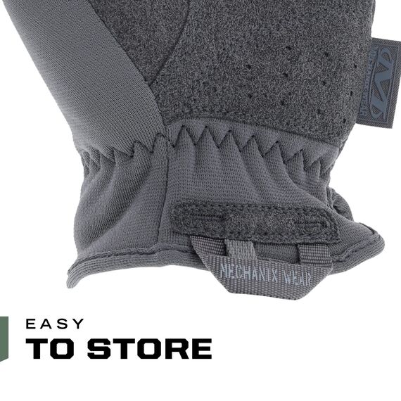 Mechanix Wear - FastFit Wolf Grau Touch Screen Handschuhe (Medium, Grau)