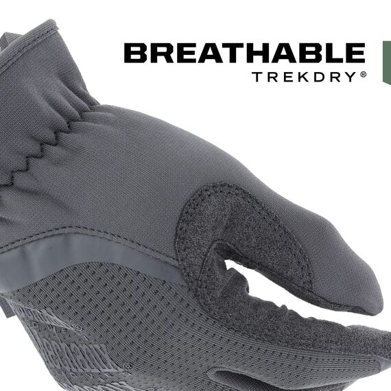 Mechanix Wear - FastFit Wolf Grau Touch Screen Handschuhe (Small, Grau)