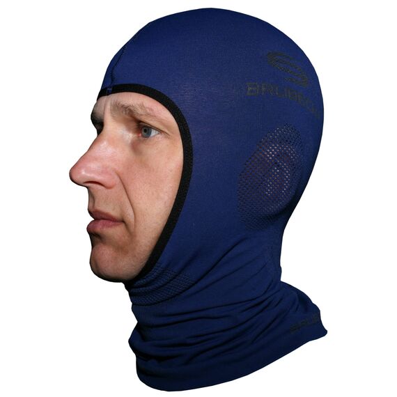 BRUBECK Funktionale Sturmhaube | Skimaske | Motorradmaske | Unisex | Atmungsaktiv | Snowboard | KM00010 | Dunkelblau | Größen: S/M