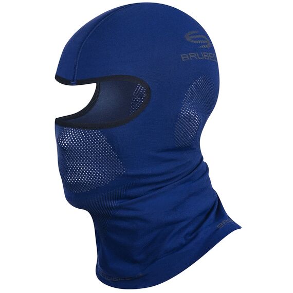 BRUBECK Funktionale Sturmhaube | Skimaske | Motorradmaske | Unisex | Atmungsaktiv | Snowboard | KM00010 | Dunkelblau | Größen: S/M