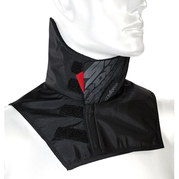 SPIDI, NECK WARMER, Schlauchschal fürs Motorradfahren im Winter, Farbe Schwarz und Anthrazit, Größe L, Thermo-Schlauchschal aus Mikrofleece, wärmend und winddicht, wasserdicht