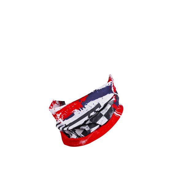 O‘NEAL | Halstuch Schlauch-Schal | Mountainbike Motocross Motorrad | Ungesäumt, Bequemes Material, elastischer Stoff | Neckwarmer USA | Unisex | Rot Weiß Blau | Einheitsgröße