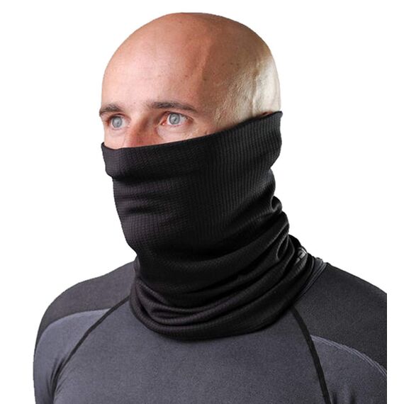 TODO Universal Schlauchschal Winter Halstuch für Laufen Radsport Herren Damen Multifunktionstuch Halswärmer Warm Fleece Winddicht Ski Nackenwärmer Fussball Schwarz (Schwarz - ns1)