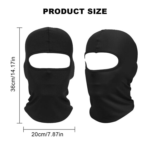 NITAIUN 5 Stücke Sturmhauben Gesichtshaube Skimaske Motorradmaske Fahrrad Gesichtsmaske Balaclavas Dünn und Atmungsaktiv Winddicht Multifunktional für Herren und Damen Winter Sommer (5 Stücke)