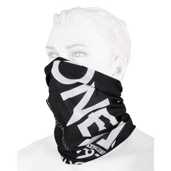O‘NEAL | Halstuch Schlauch-Schal | Mountainbike Motocross Motorrad | Ungesäumt, Bequemes Material, elastischer Stoff | Neckwarmer Solid | Unisex | Schwarz Weiß | Einheitsgröße