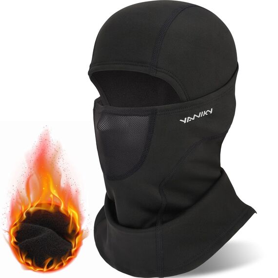 YANIKY Sturmhaube Winddichte Warme Skimaske Fahrrad Sturmmaske Winter Balaclava für Herren Damen Atmungsaktiv Gesichtsmaske für Radfahren, Skifahren, Motorrad, Outdoorsports