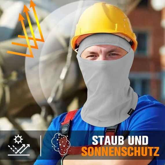 YANIKY Sturmhaube Atmungsaktiv Sturmmaske UV-Schutz Balaclava Herren Damen Gesichtshaube für Motorrad, Fahrrad, Radfahren, Outdoor Sports