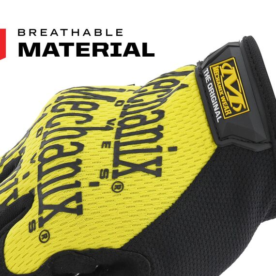 Mechanix Wear: The Original Arbeitshandschuhe – Berührungsfähig (Large, Gelb)