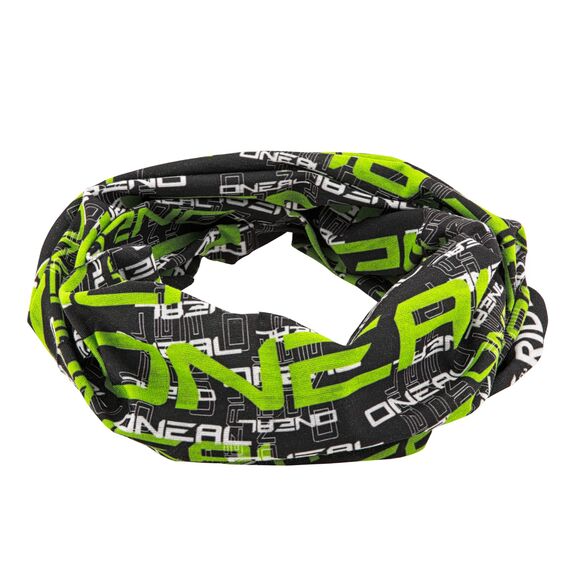 O‘NEAL | Halstuch Schlauch-Schal | Mountainbike Motocross Motorrad | Ungesäumt, Bequemes Material, elastischer Stoff | Neckwarmer Matrix | Unisex | Schwarz Grün | Einheitsgröße