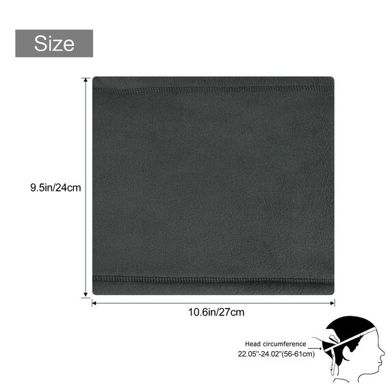 TAGVO Fleece Halswärmer, Winter Thermo Nackenwärmer Schal, Elastische Halsmanschette, Multifunktional Winddichter Ski Halswärmer, Sturmhaubenmaske für Damen und Herren - Universalgröße