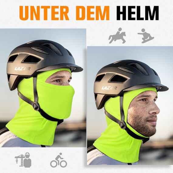 YANIKY Sturmhaube Atmungsaktiv Sturmmaske UV-Schutz Balaclava Herren Damen Gesichtshaube für Motorrad, Fahrrad, Radfahren, Outdoor Sports