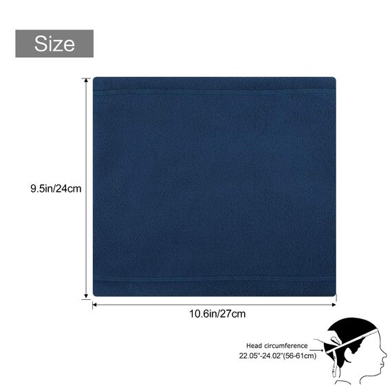 TAGVO Fleece Halswärmer, Winter Thermo Nackenwärmer Schal, Elastische Halsmanschette, Multifunktional Winddichter Ski Halswärmer, Sturmhaubenmaske für Damen und Herren - Universalgröße