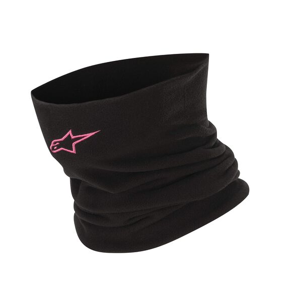 Alpinestars Neck Warmer Baselayer, Winter Halsschlauch für Damen, Halswärmer, Gamaschenmaske, Winddichte, Nackenwärmer Für Motorradfahrren Radfahren Laufen Skifahren, Schwarz/Rosa, Einheitsgröße