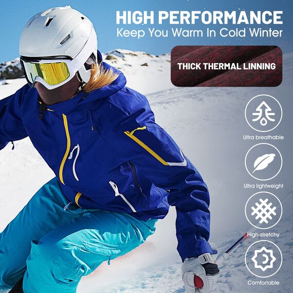 ICOCOPRO Sturmhaube Herbst Winter für Herren & Damen, Winddicht Thermo Balaclava Gesichtsmaske Skimaske Sturmmaske für Outdoor Sports Radfahren, Skifahren, Motorrad, Fahrrad, Einheitsgröße