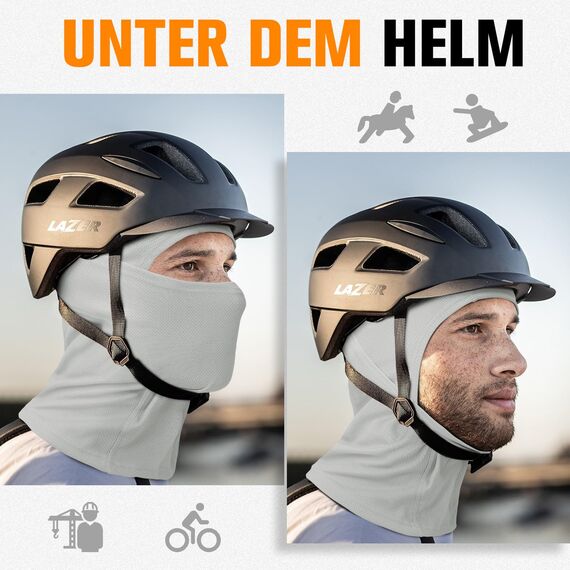 YANIKY Sturmhaube Atmungsaktiv Sturmmaske UV-Schutz Balaclava Herren Damen Gesichtshaube für Motorrad, Fahrrad, Radfahren, Outdoor Sports