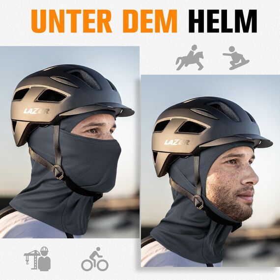YANIKY Sturmhaube Atmungsaktiv Sturmmaske UV-Schutz Balaclava Herren Damen Gesichtshaube für Motorrad, Fahrrad, Radfahren, Outdoor Sports