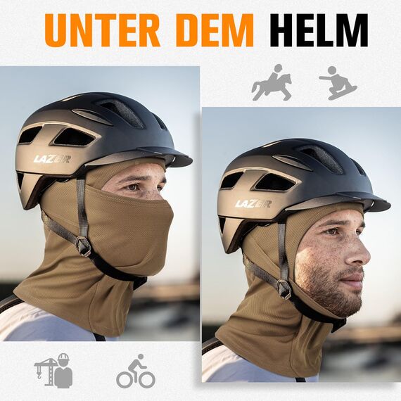YANIKY Sturmhaube Atmungsaktiv Sturmmaske UV-Schutz Balaclava Herren Damen Gesichtshaube für Motorrad, Fahrrad, Radfahren, Outdoor Sports