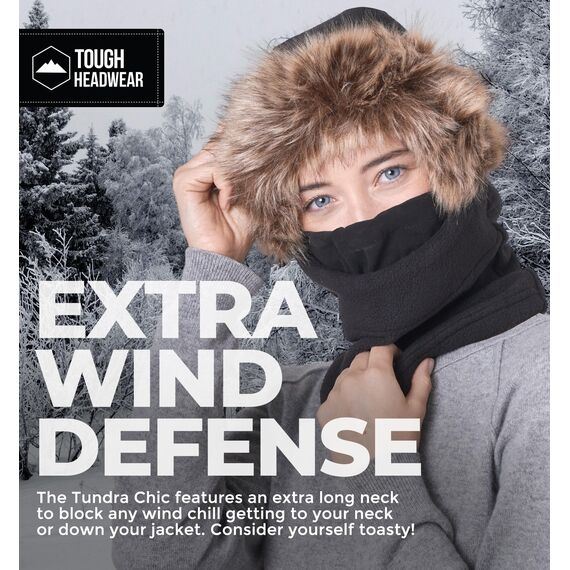 Tough Headwear Robuste Kopfbedeckung Fleece-Sturmhaube Skimaske – Winter-Gesichtsmaske für Männer und Frauen – Gesichtsschutz für Ausrüstung bei extrem kaltem Wetter