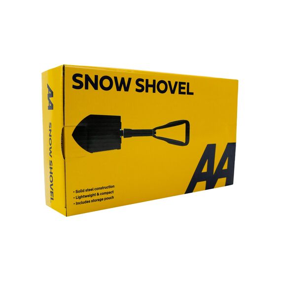 AA Notfall-Schneeschaufel - für Pkw, zu Hause und auf Reisen - kompakt und robust für Winter und widrige Witterungsverhältnisse