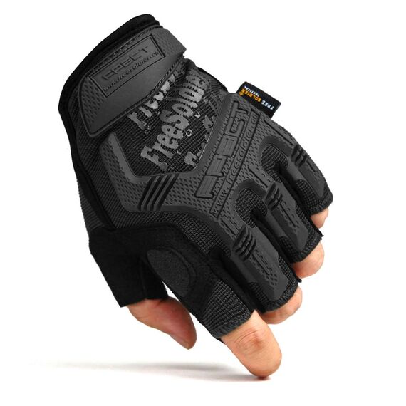 FREE SOLDIER Outdoor Handschuhe Vollfinger Taktische Handschuhe Herren Motorradhandschuhe mit gepolstertem für Fahrrad Airsoft Militär Paintball und andere Outdoor Aktivitäten (Schwarz, M)