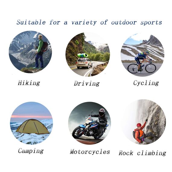 HIKEMAN Handschuhe für Männer und Frauen Touch Screen Hart Knuckle Handschuhe für Outdoor Sport und Arbeit geeignet für Radfahren Motorrad Wandern Klettern Lumbering Heavy Industry (Black, Large)