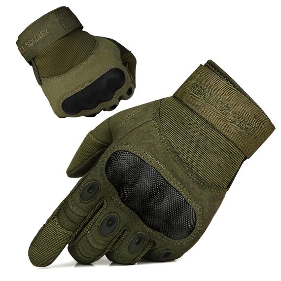 FREE SOLDIER Outdoor Handschuhe Herren Taktische Trainings Motorradhandschuhe Kletter Tactical Handschuhe Vollfinger Handschuhe Gilt für Radfahren Airsoft Militär Paintball (XL,Armeegrün)