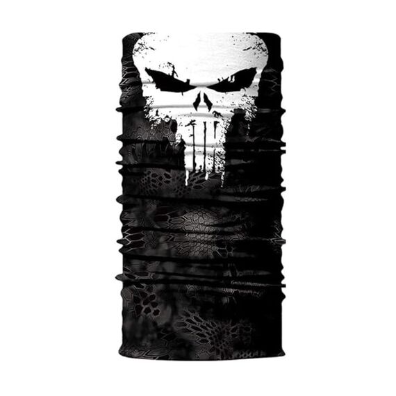 ShopINess Unisex Schlauchschal Halswärmer Neckwarmer Multifunktions schlauchtuch totenkopf für Motorrad Bikes Sport Festival Halloween Karneval Alien