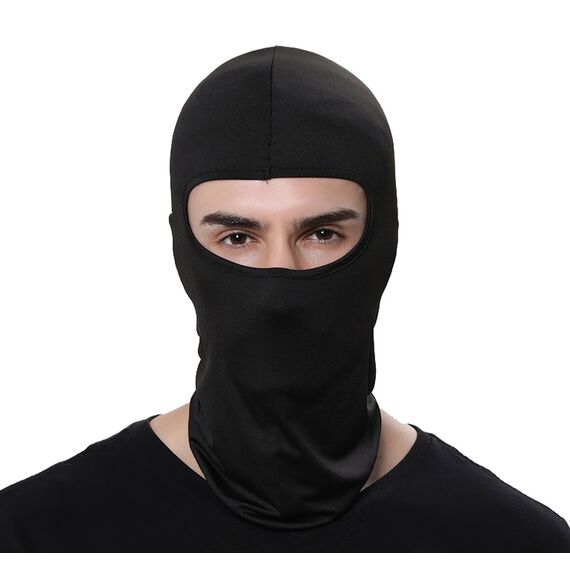 GANWAY Skimaske für Herren und Damen, Sturmhaube, Skullies, Beanies, Outdoor-Sport, Radmütze, Schwarz, 45*25Cm