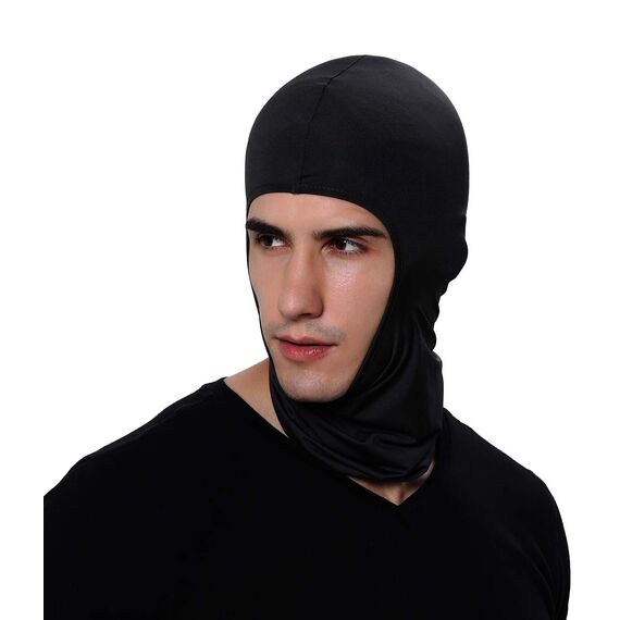 GANWAY Skimaske für Herren und Damen, Sturmhaube, Skullies, Beanies, Outdoor-Sport, Radmütze, Schwarz, 45*25Cm