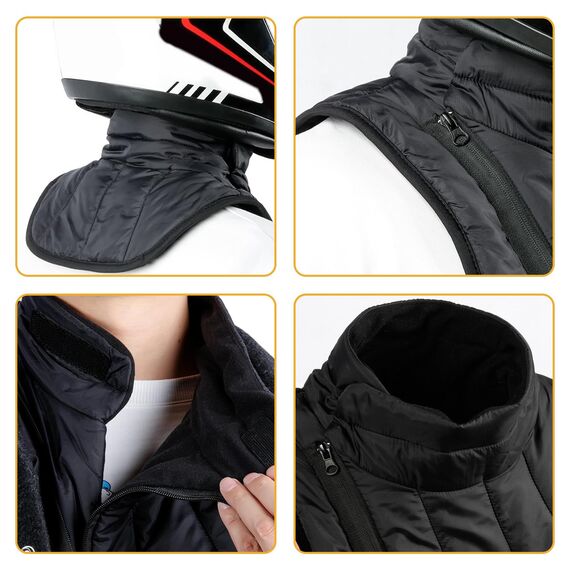 Divove Halswärmer Motorrad, Motorrad Nackenwärmer, Winddichter und Wasserdichter Nackenwärmer Schulterwärmer, Winter Warmer Schal, Winter Essentials für Outdoor, Radfahren, Skifahren