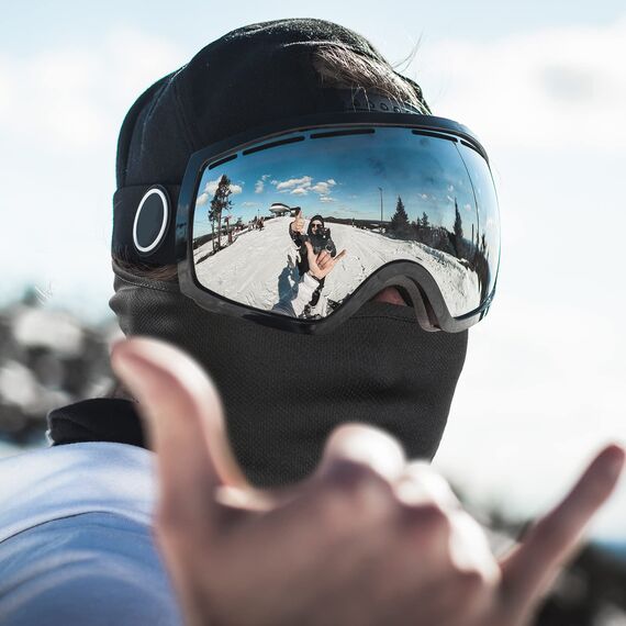Achiou Skimaske für Herren und Damen, Sturmhaube, Gesichtsabdeckung, Shiesty Maske, UV-Schutz, leicht, für Motorrad, Snowboard, Bunt, Einheitsgröße-XL